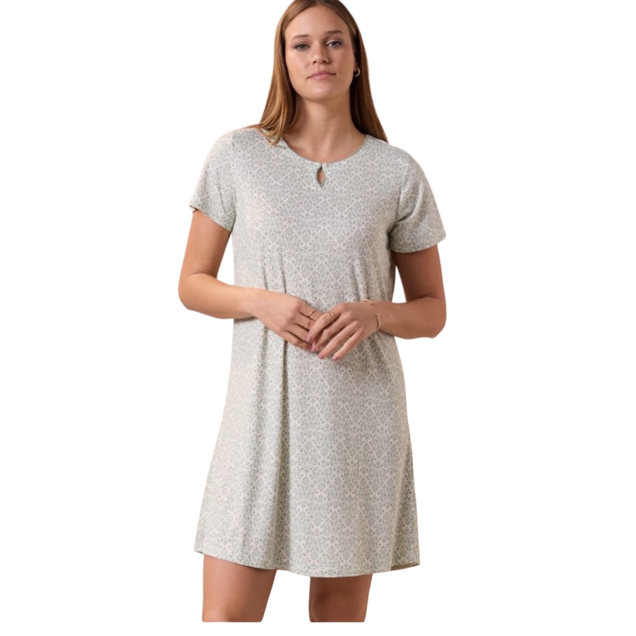 Camisón Corto con Manga Corta 588916 René Rofé