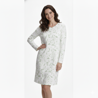 Camisón a Media Pierna con Manga Larga 588960 René Rofé